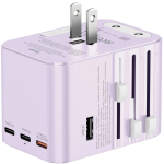 XPower P/N:TA45B JY-313-KU1 TA45B 45W 6輸出 PD3.0/PPS旅行充電器 (Sanrio Kuromi)